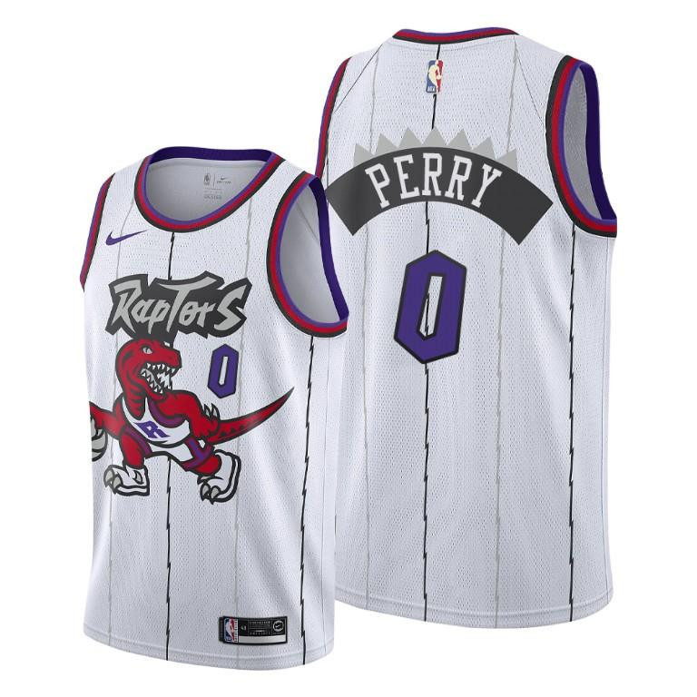 Reggie Perry Toronto Raptors Black Earned Edition Basketball Jersey 0 - Men Basketball Jersey - JS207 