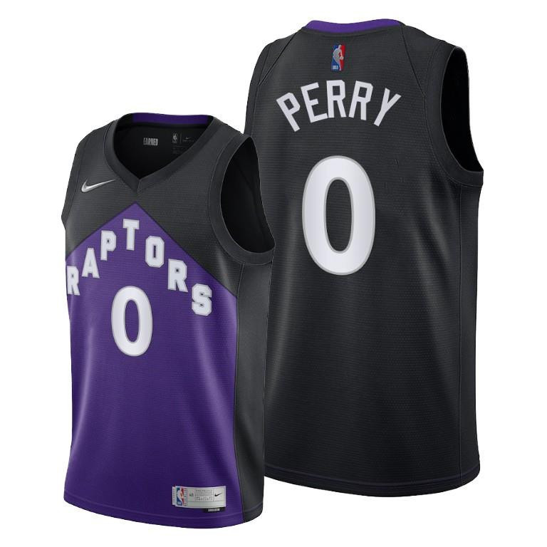 Reggie Perry Toronto Raptors White Classic Edition Basketball Jersey 0 - Men Basketball Jersey - JS757 