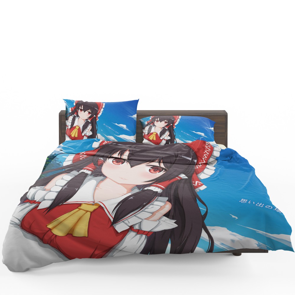 Reimu Hakurei Touhou Bedding Set - Custom Bedding Set