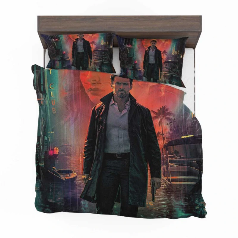 Alternative view of Reminiscence Movie Hugh Jackman Bedding Set - Custom Bedding Set