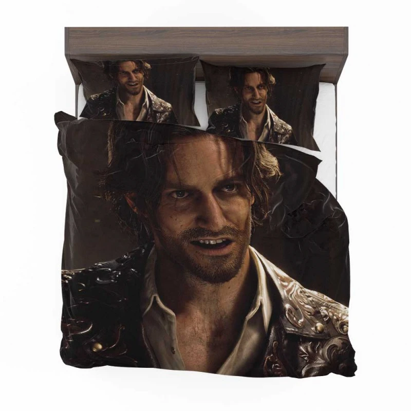 Alternative view of Resident Evil 4 Movie Luis Sera Bedding Set - Custom Bedding Set