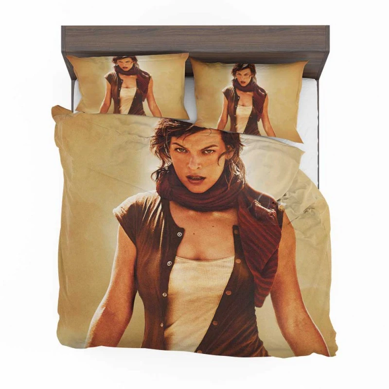 Alternative view of Resident Evil Extinction Movie Milla Jovovich Alice Bedding Set - Custom Bedding Set