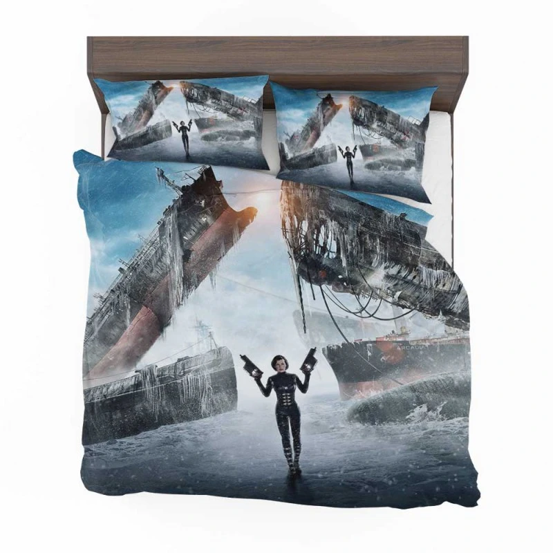 Alternative view of Resident Evil Retribution Horror Movie Milla Bedding Set - Custom Bedding Set