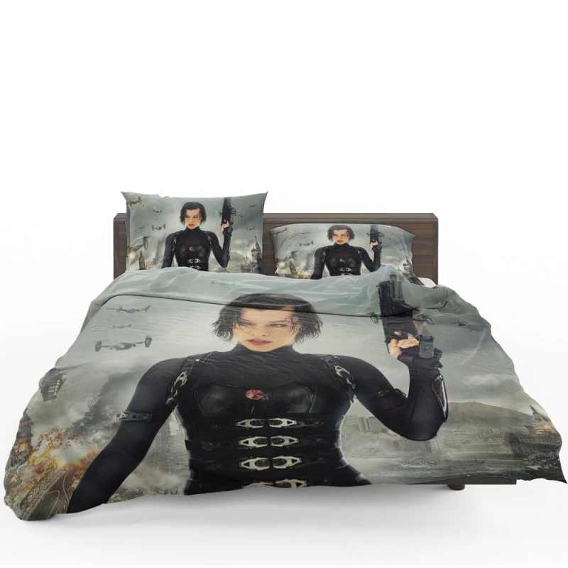 Resident Evil Retribution Movie Milla Jovovich Bedding Set - Custom Bedding Set