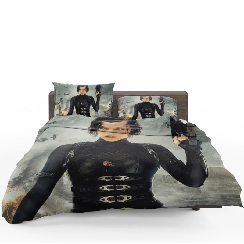 Resident Evil Retribution Woman Warrior Movie Bedding Set - Custom Bedding Set