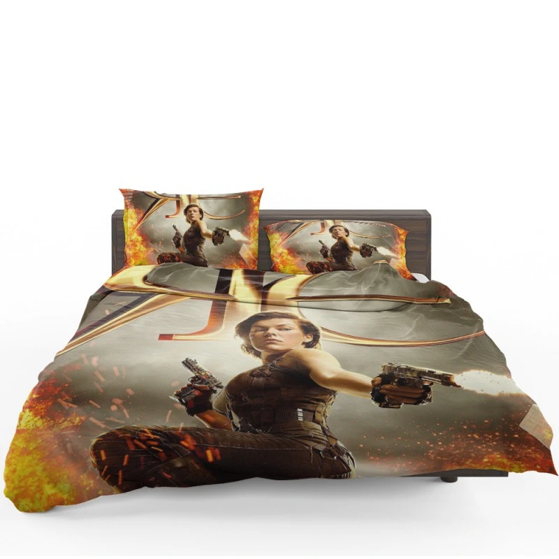 Resident Evil The Final Chapter Movie Milla Jovovich Bedding Set - Custom Bedding Set