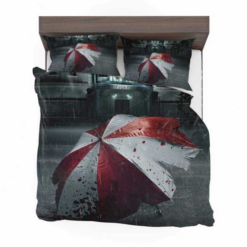 Alternative view of Resident Evil Welcome To Raccoon City Movie Umbrella Bedding Set - Custom Bedding Set