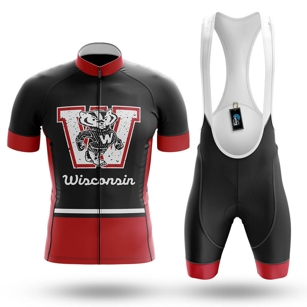 Retro UW Badgers - Men's Cycling Kit