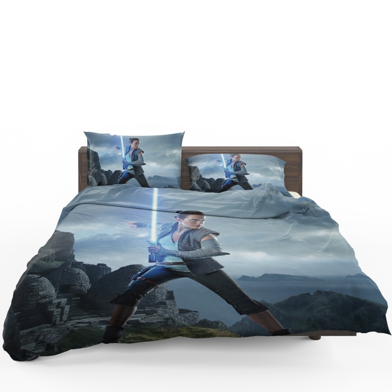 Rey Star Wars The Last Jedi Daisy Ridley Bedding Set - Custom Bedding Set