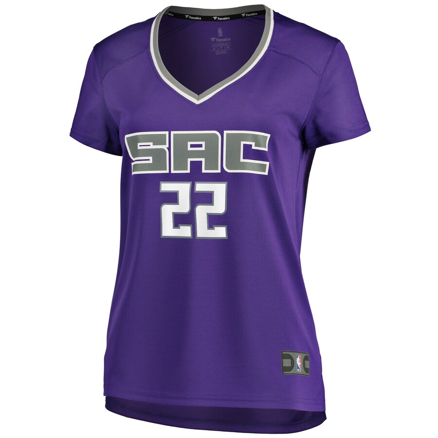 Alternative view of Richaun Holmes Sacramento Kings Fanatics Branded Women's Fast Break Player Replica Basketball Jersey - Icon Edition - Purple