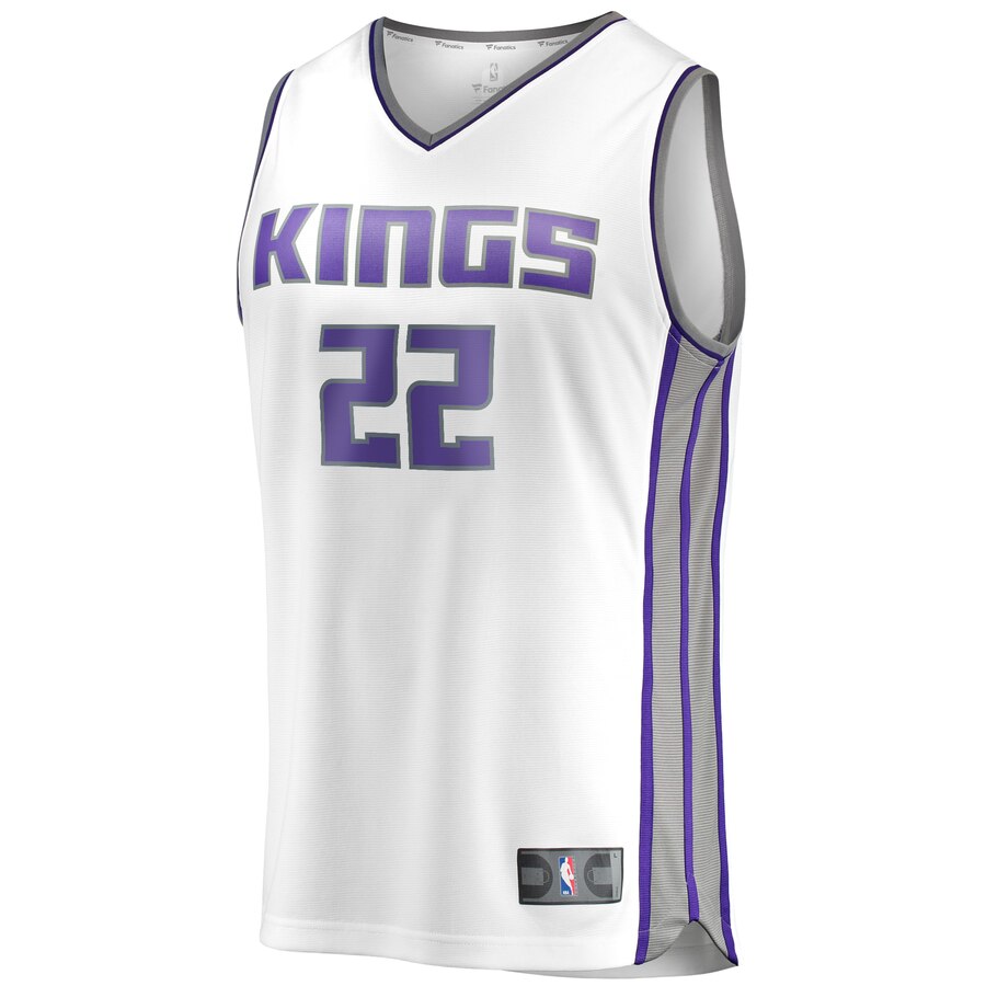 Alternative view of Richaun Holmes Sacramento Kings Fanatics Branded Youth Fast Break Replica Player Basketball Jersey - Association Edition - White