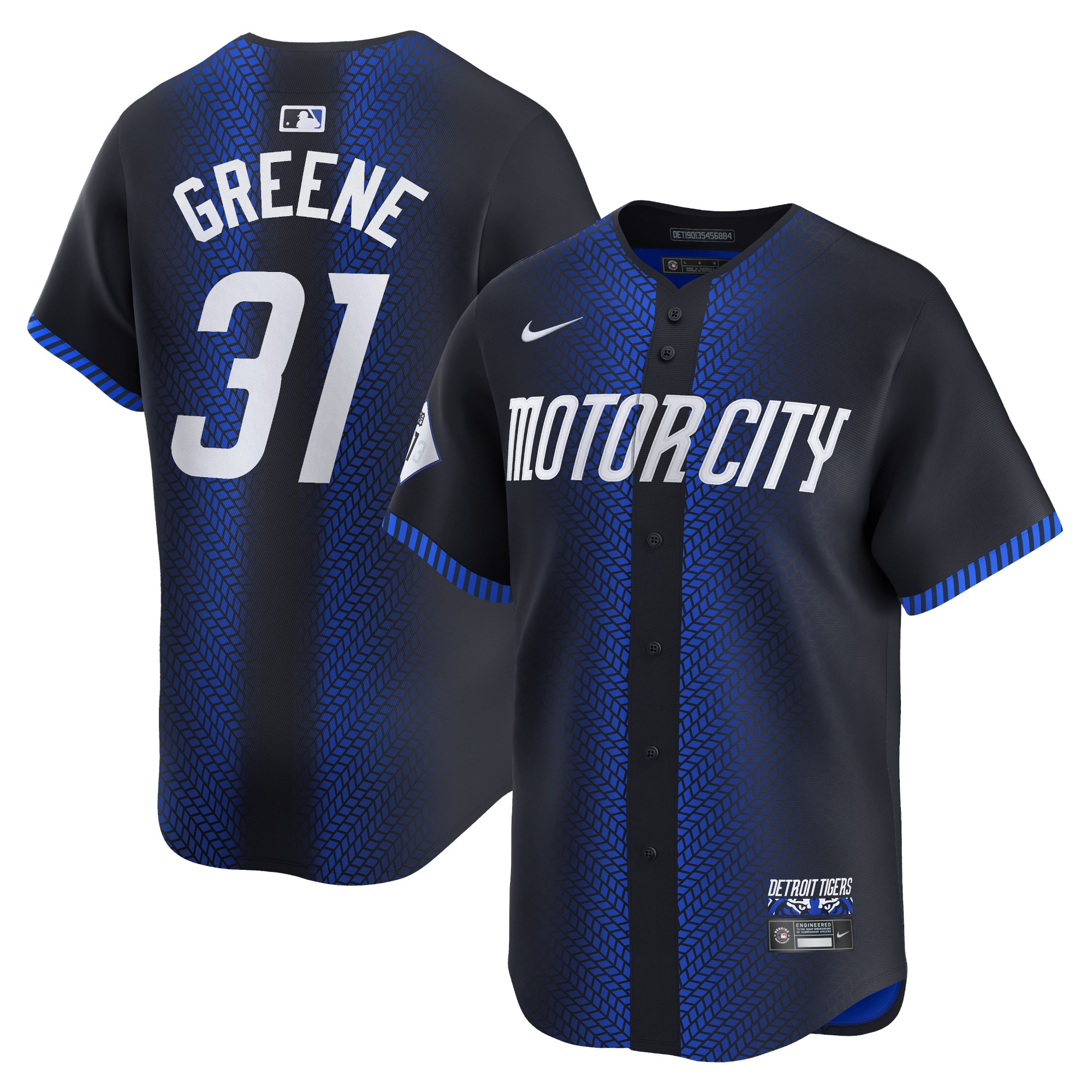 Riley Greene Detroit Tigers 2024 City Connect Limited Baseball Jersey - Navy
