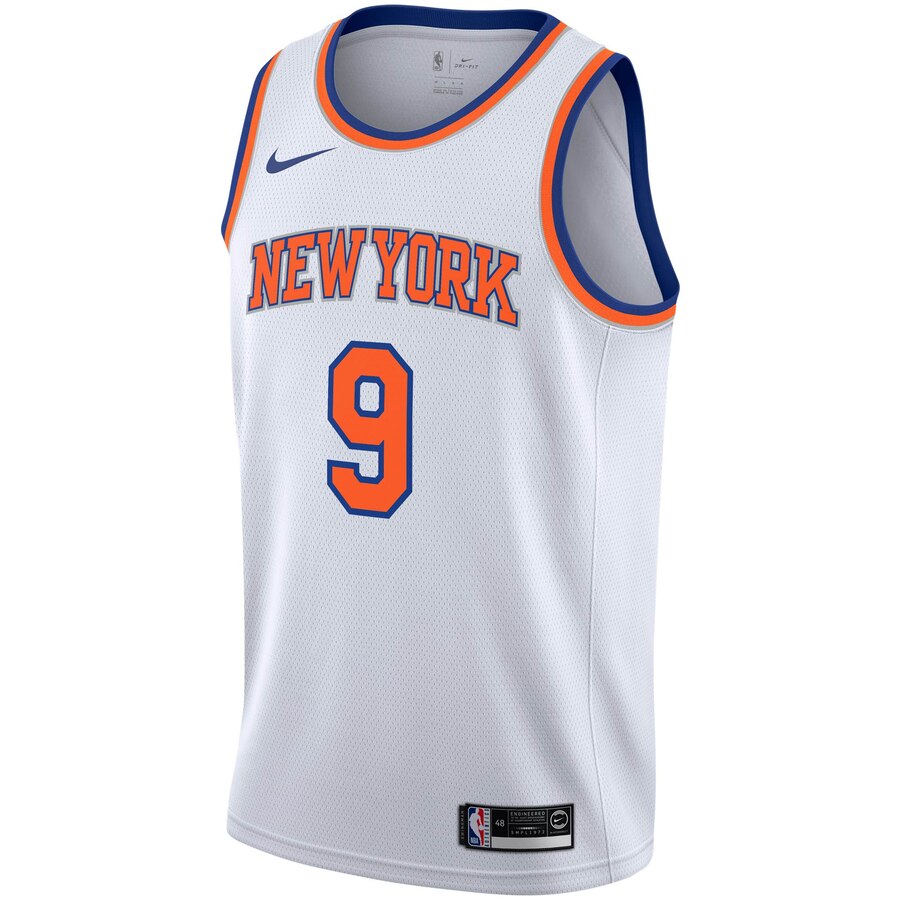 Alternative view of Rj Barrett New York Knicks 2019/2020 Swingman Basketball Jersey - Association Edition - White