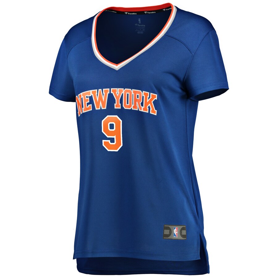 Alternative view of Rj Barrett New York Knicks Fanatics Branded Women's Fast Break Player Basketball Jersey - Icon Edition - Blue