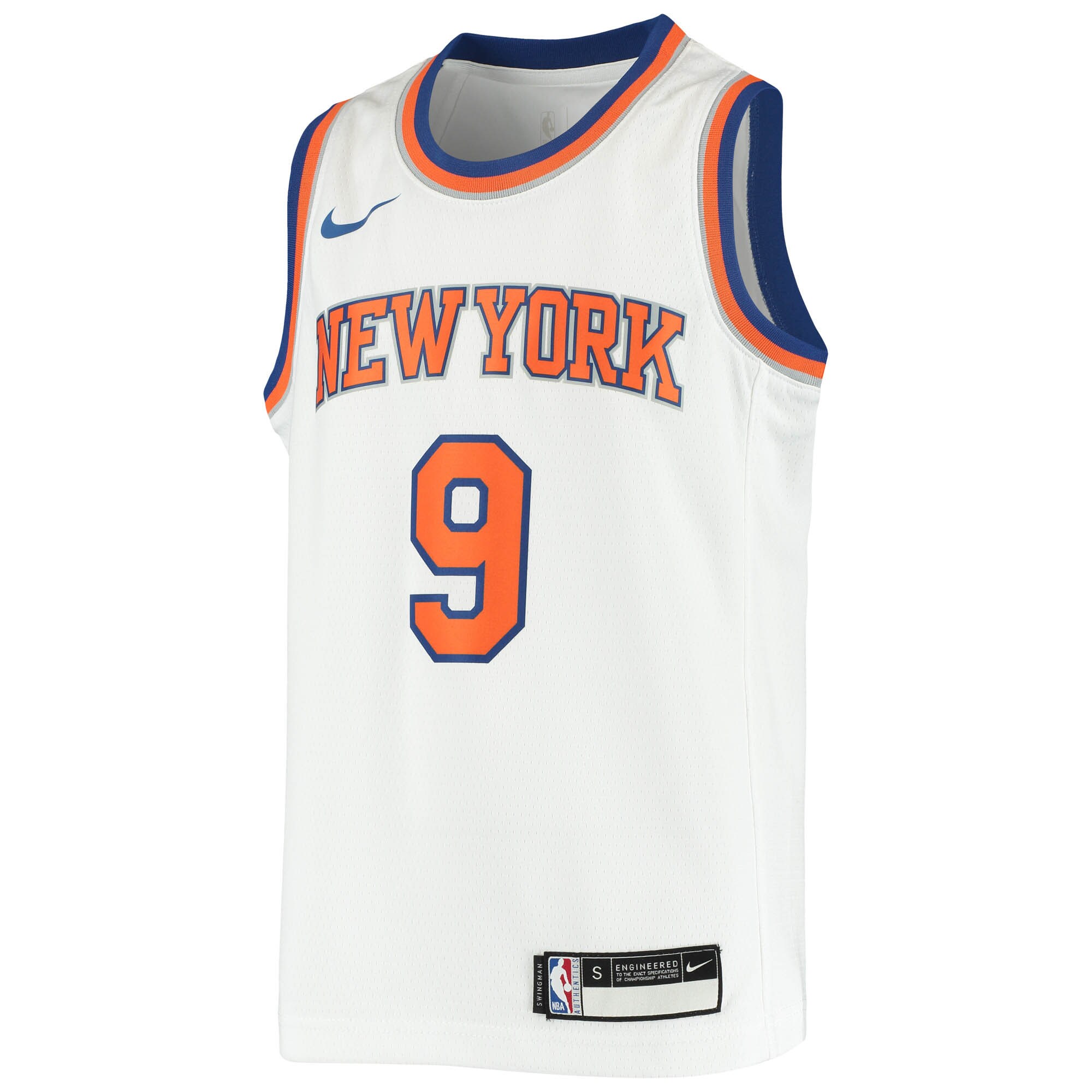 Alternative view of Rj Barrett New York Knicks Youth Swingman Basketball Jersey - Association Edition - White
