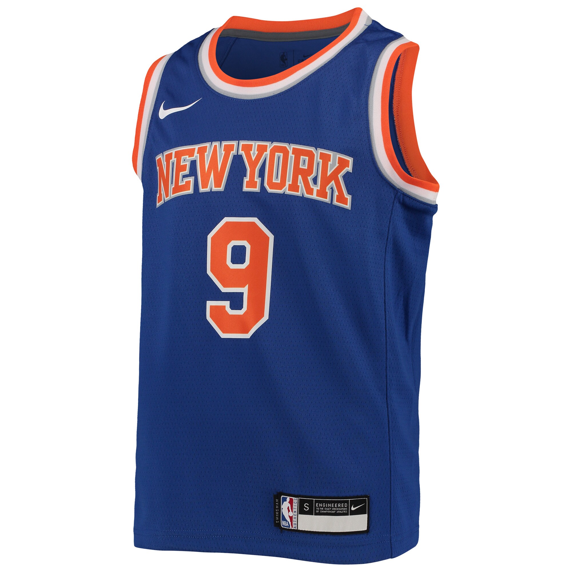 Alternative view of Rj Barrett New York Knicks Youth Swingman Basketball Jersey – Icon Edition – Royal