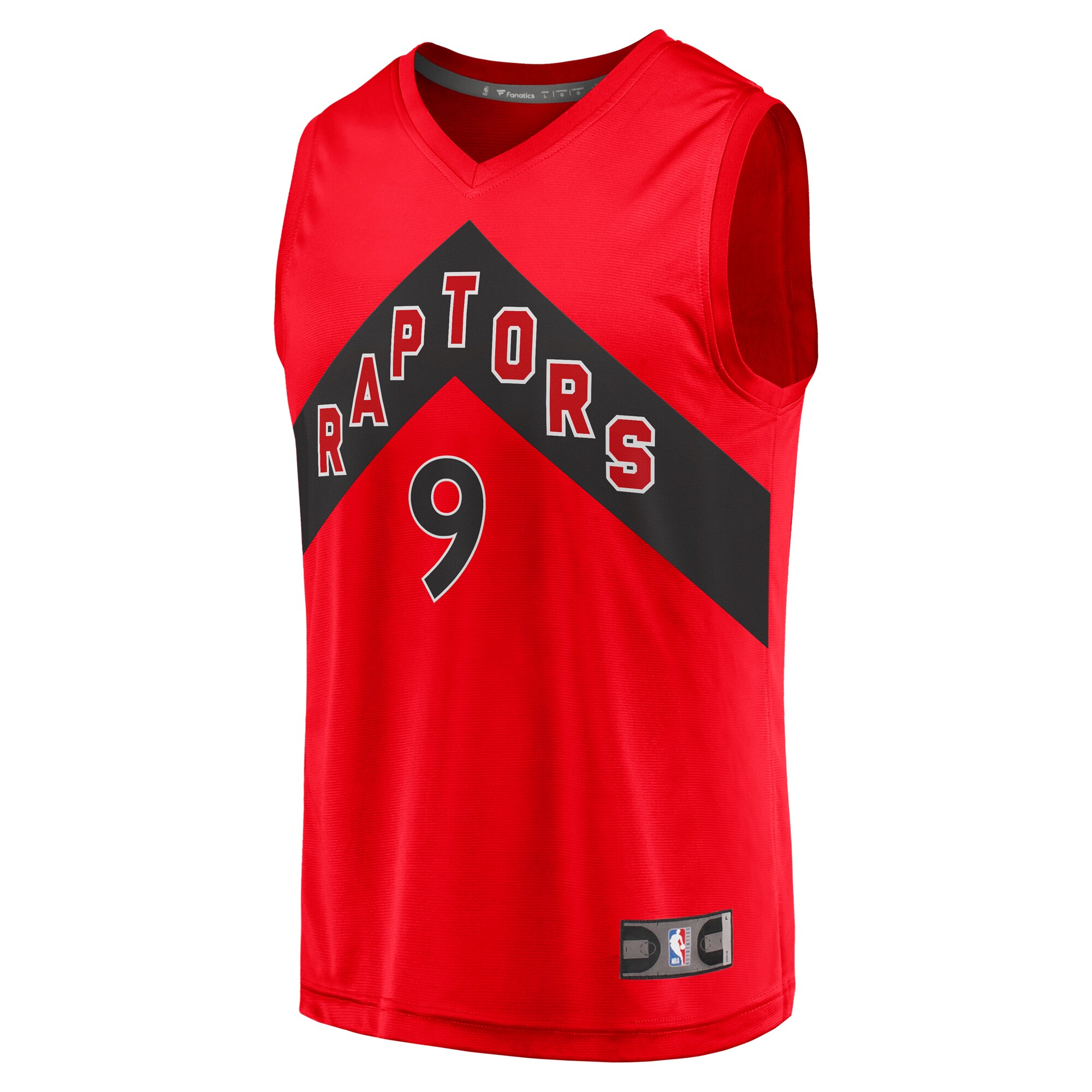 Alternative view of Rj Barrett Toronto Raptors Fanatics Fast Break Player Basketball Jersey - Icon Edition - Red