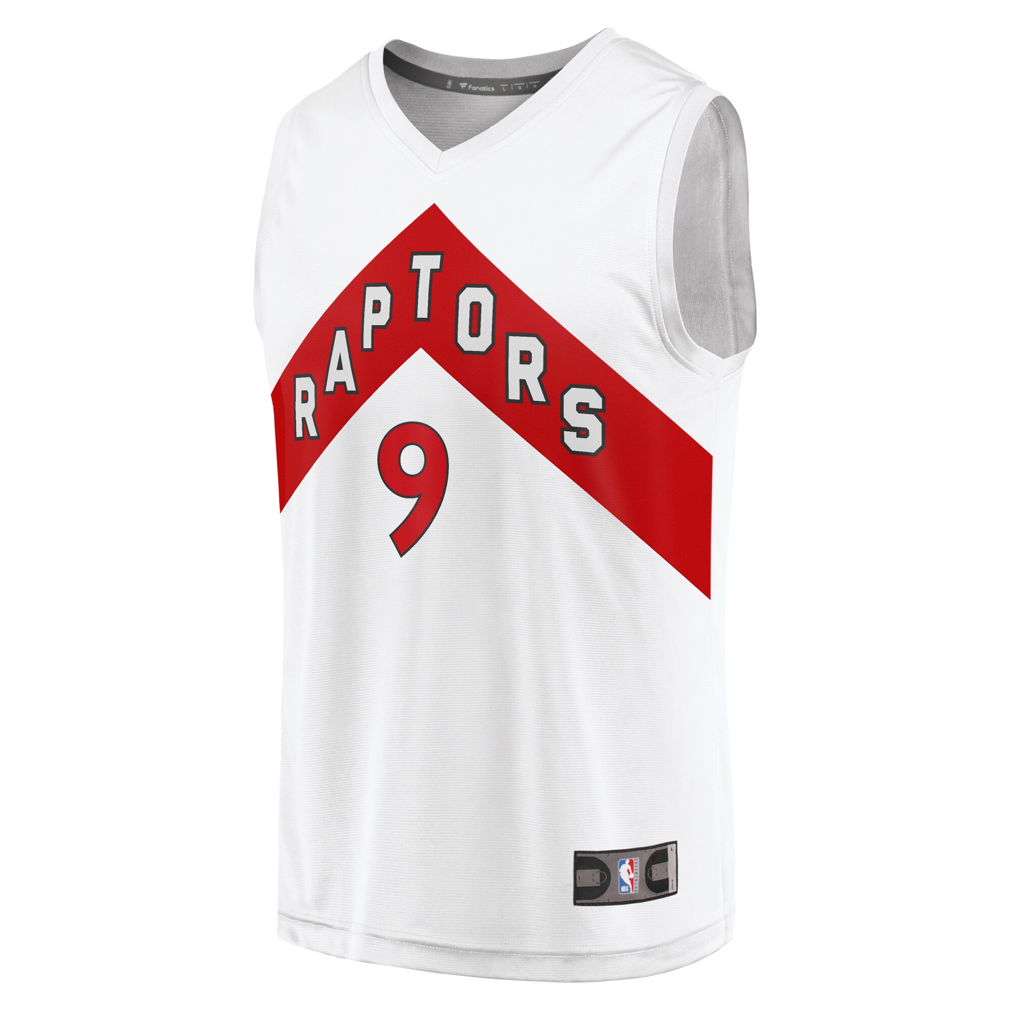 Alternative view of Rj Barrett Toronto Raptors Fanatics Youth Fast Break Player Basketball Jersey - Association Edition - White