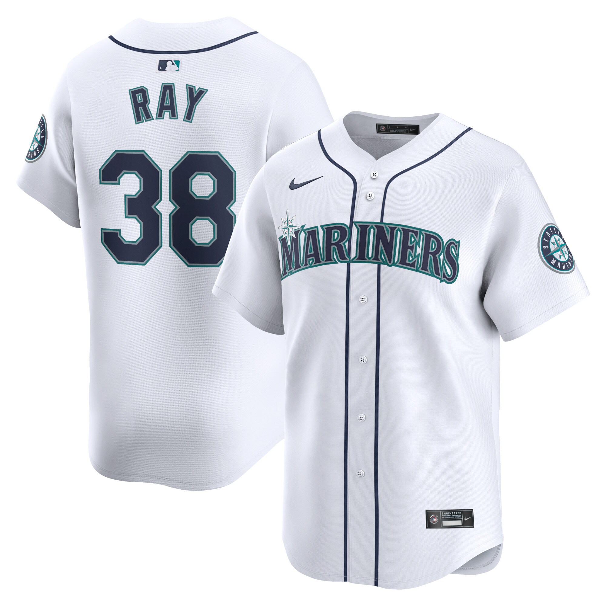 Robbie Ray Seattle Mariners Home Limited Player Baseball Jersey - White