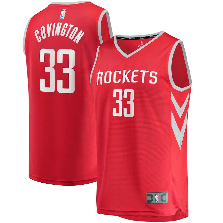 Robert Covington Houston Rockets Fanatics Branded Fast Break Road Player Basketball Jersey - Red