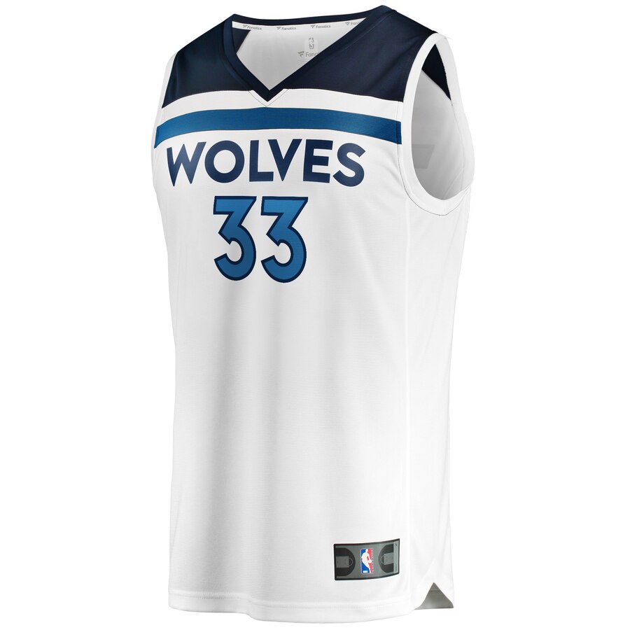Alternative view of Robert Covington Minnesota Timberwolves Fanatics Branded Youth Fast Break Replica Player Basketball Jersey - Association Edition - White