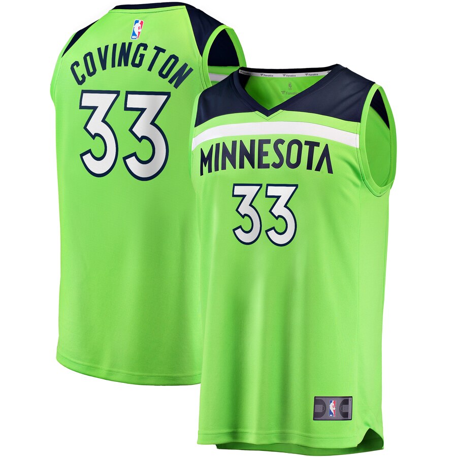 Robert Covington Minnesota Timberwolves Fanatics Branded Youth Fast Break Replica Player Basketball Jersey - Statement Edition - Green