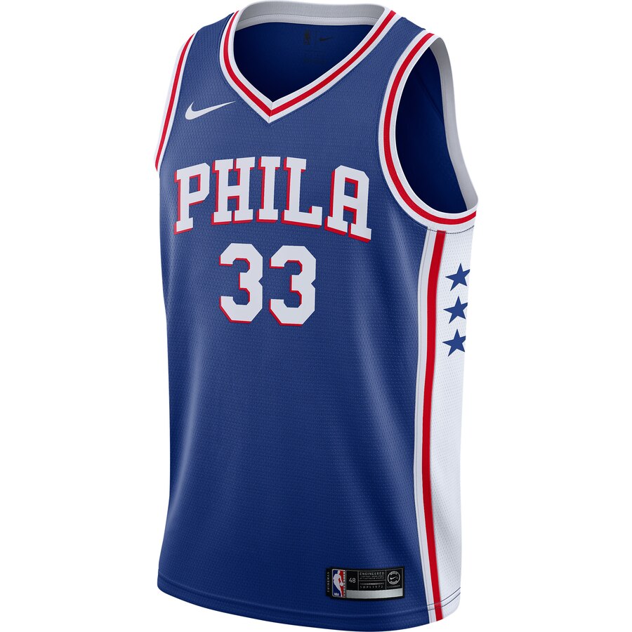Alternative view of Robert Covington Philadelphia 76ers Replica Swingman Basketball Jersey - Icon Edition - Royal