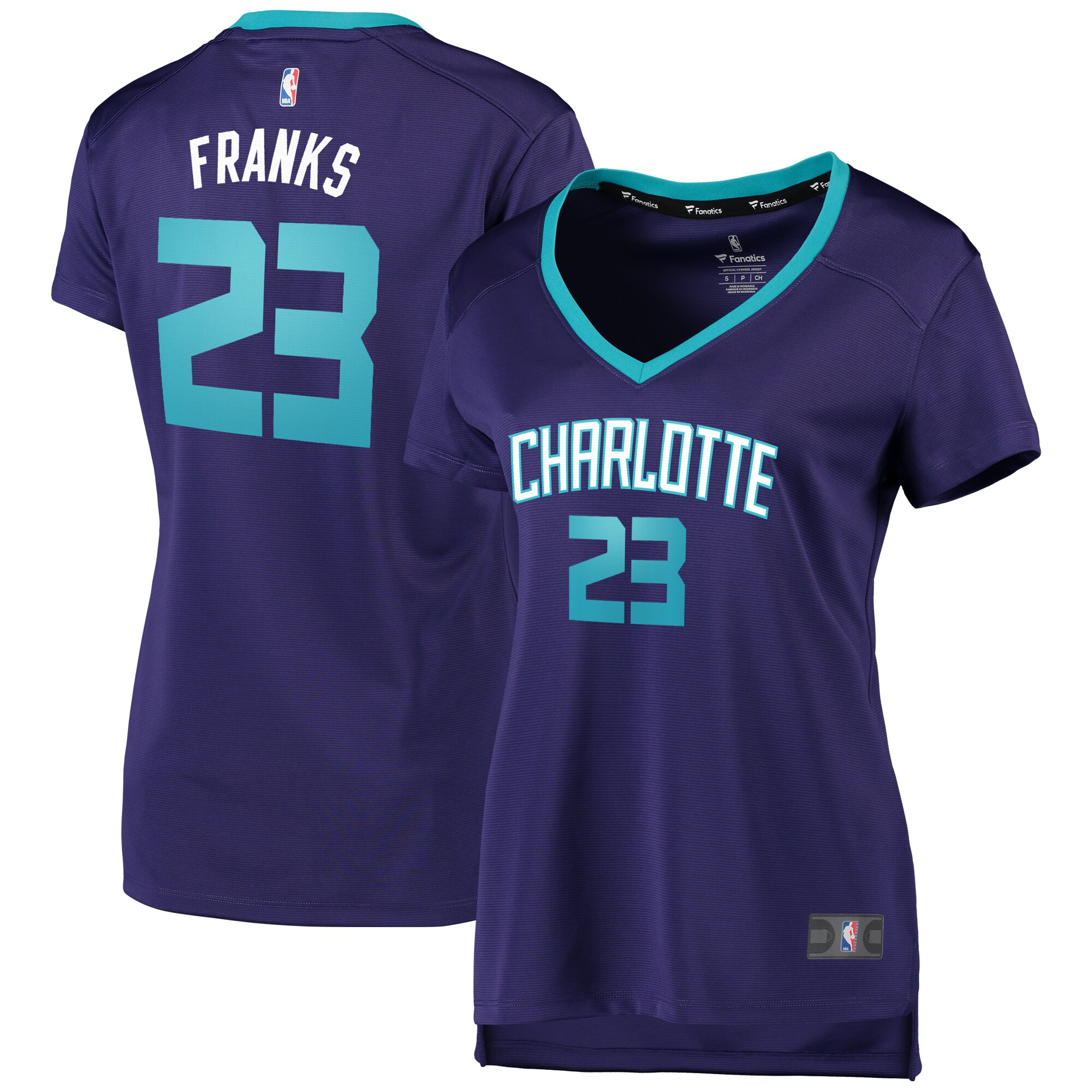 Robert Franks Charlotte Hornets Fanatics Branded Women’s Fast Break Replica Basketball Jersey Purple – Statement Edition