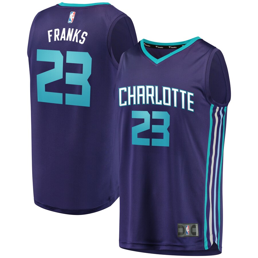 Robert Franks Charlotte Hornets Fanatics Branded Youth Fast Break Replica Basketball Jersey Purple - Statement Edition