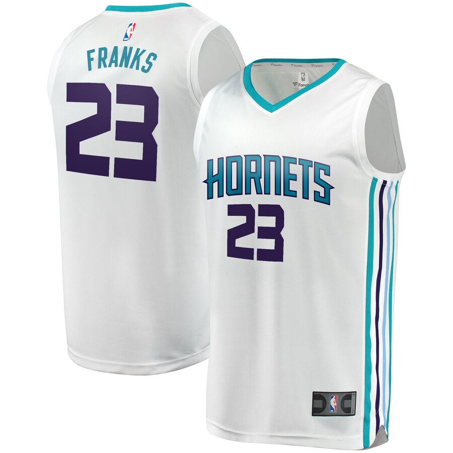 Robert Franks Charlotte Hornets Fanatics Branded Youth Fast Break Replica Player Basketball Jersey White - Association Edition