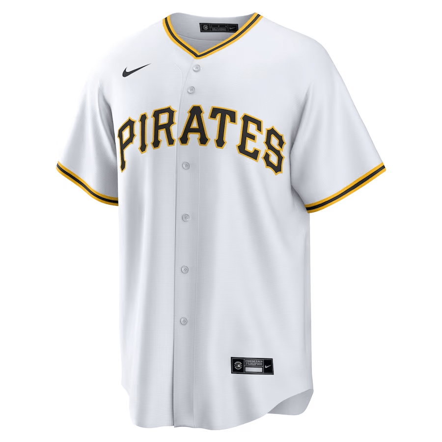 Alternative view of Roberto Clemente 21 Pittsburgh Pirates Home Men Jersey - White 