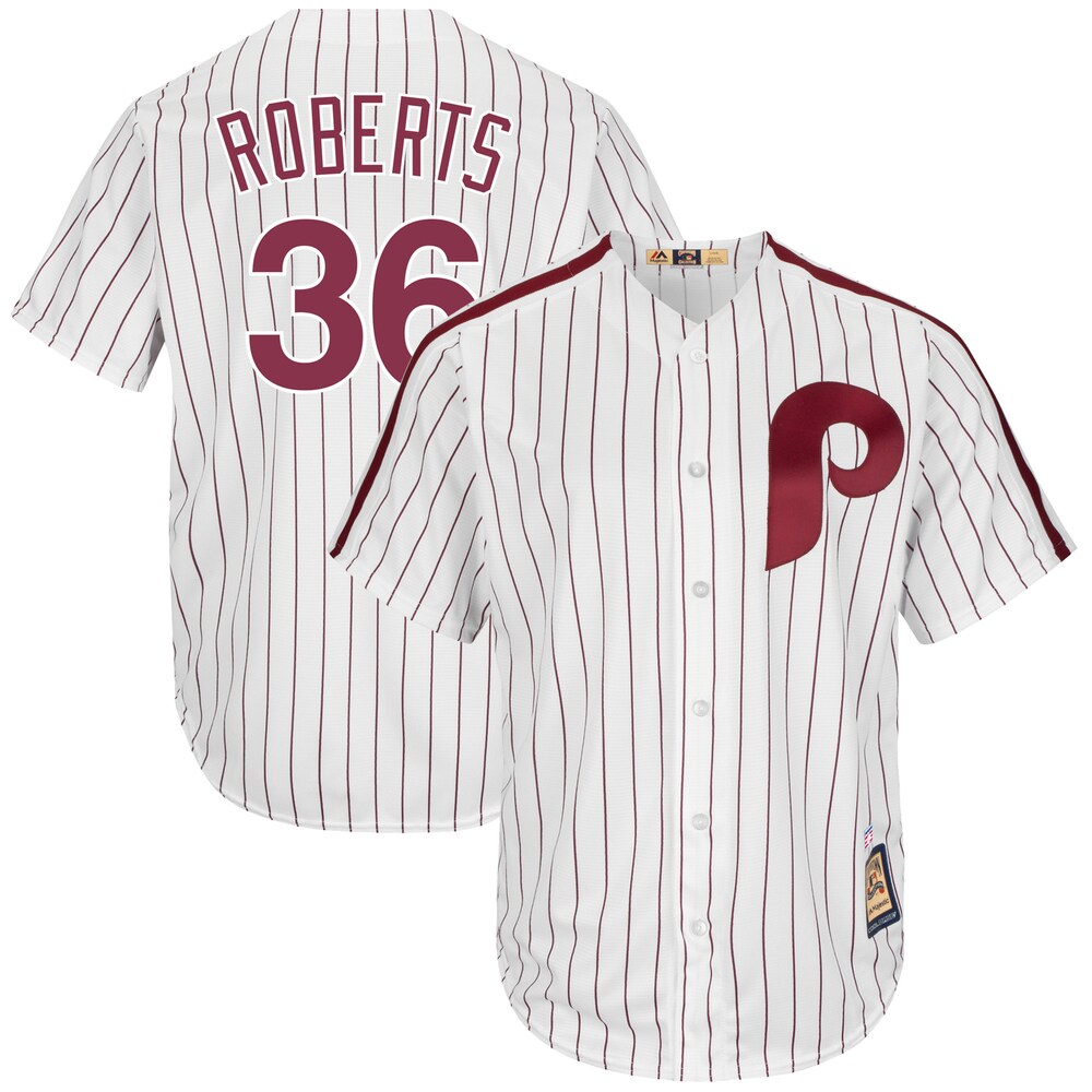 Robin Roberts Philadelphia Phillies Majestic Cooperstown Collection Cool Base Player Baseball Jersey - White