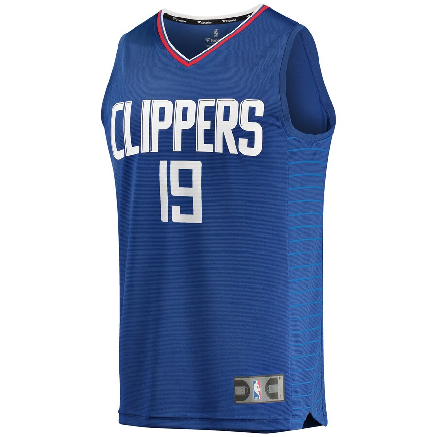 Alternative view of Rodney Mcgruder La Clippers Fanatics Branded Fast Break Player Basketball Jersey - Icon Edition - Royal