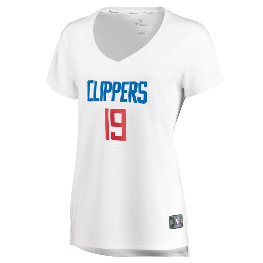 Alternative view of Rodney Mcgruder La Clippers Fanatics Branded Women's Fast Break Player Basketball Jersey - Association Edition - White