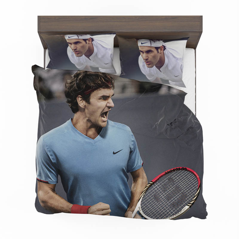 Roger Federer Wimbledon Tennis Bedding Set - Custom Bedding Set