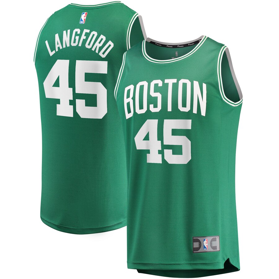 Romeo Langford Boston Celtics Fanatics Branded Fast Break Replica Player Basketball Jersey - Icon Edition - Kelly Green