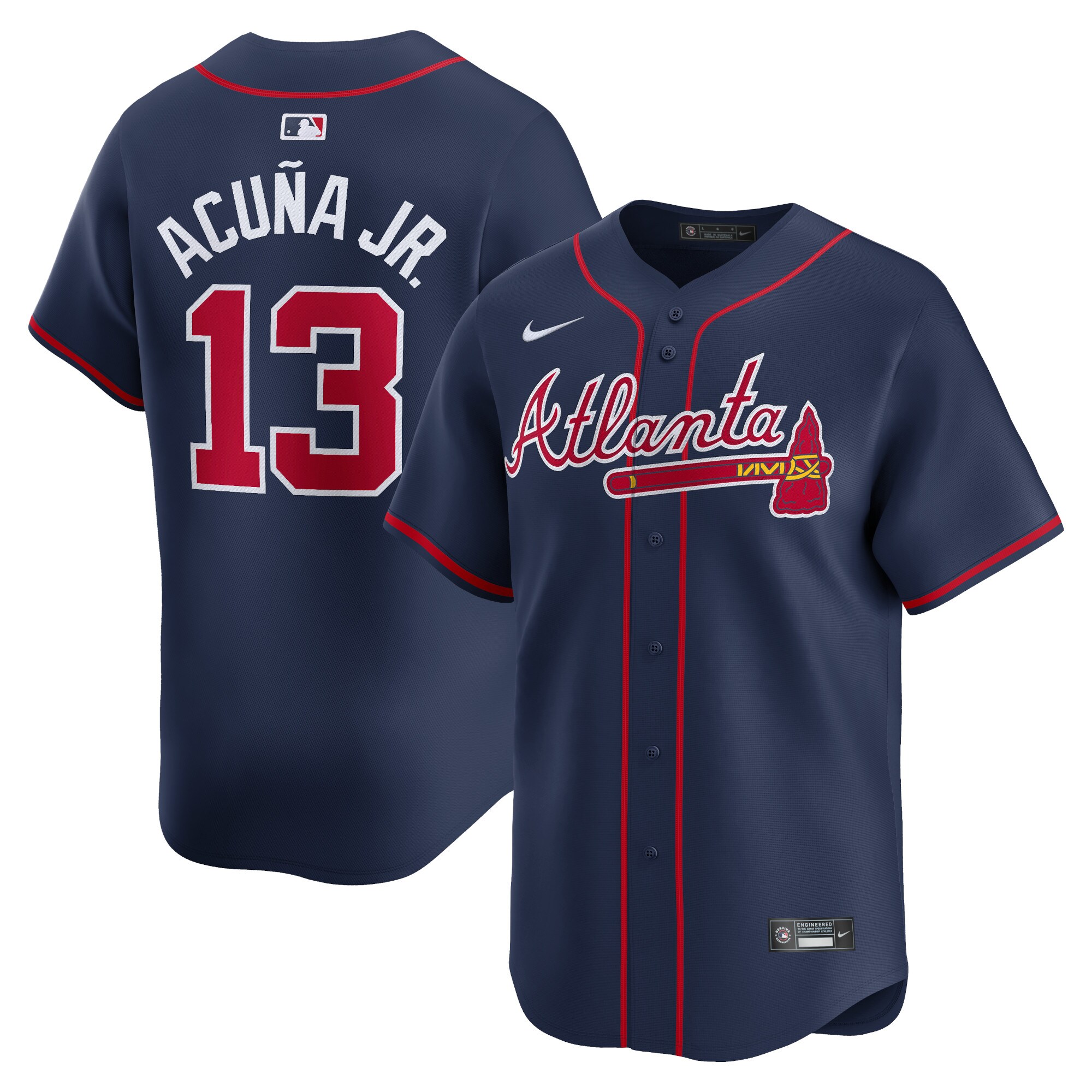 Ronald AcuÃƒÆ’Ã‚Â±a Jr. Atlanta Braves Alternate Limited Player Baseball JerseyÃƒâ€šÃ‚Â ÃƒÂ¢Ã¢â€šÂ¬Ã¢â‚¬Å“ Navy