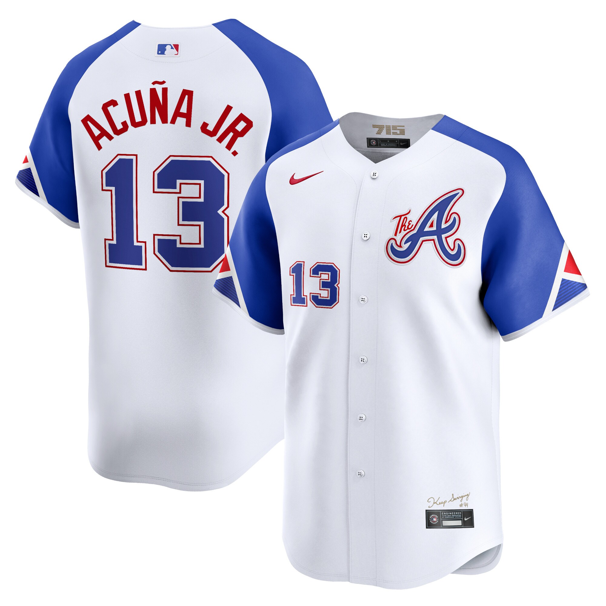 Ronald AcuÃƒÆ’Ã‚Â±a Jr. Atlanta Braves City Connect Limited Player Baseball Jersey - White