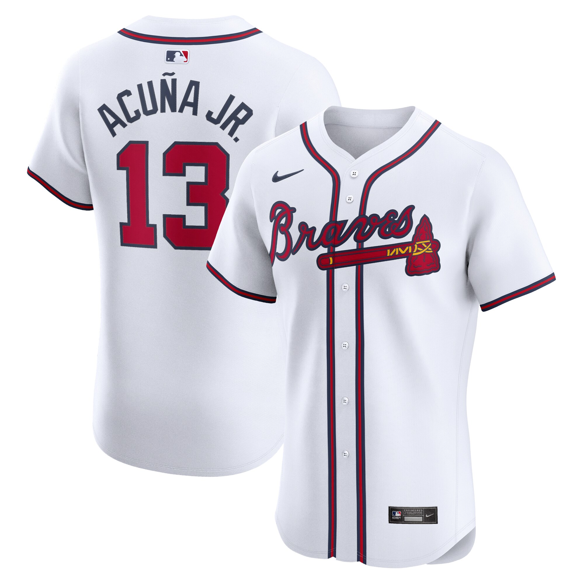 Ronald AcuÃƒÆ’Ã‚Â±a Jr. Atlanta Braves Home Elite Baseball Jersey - White