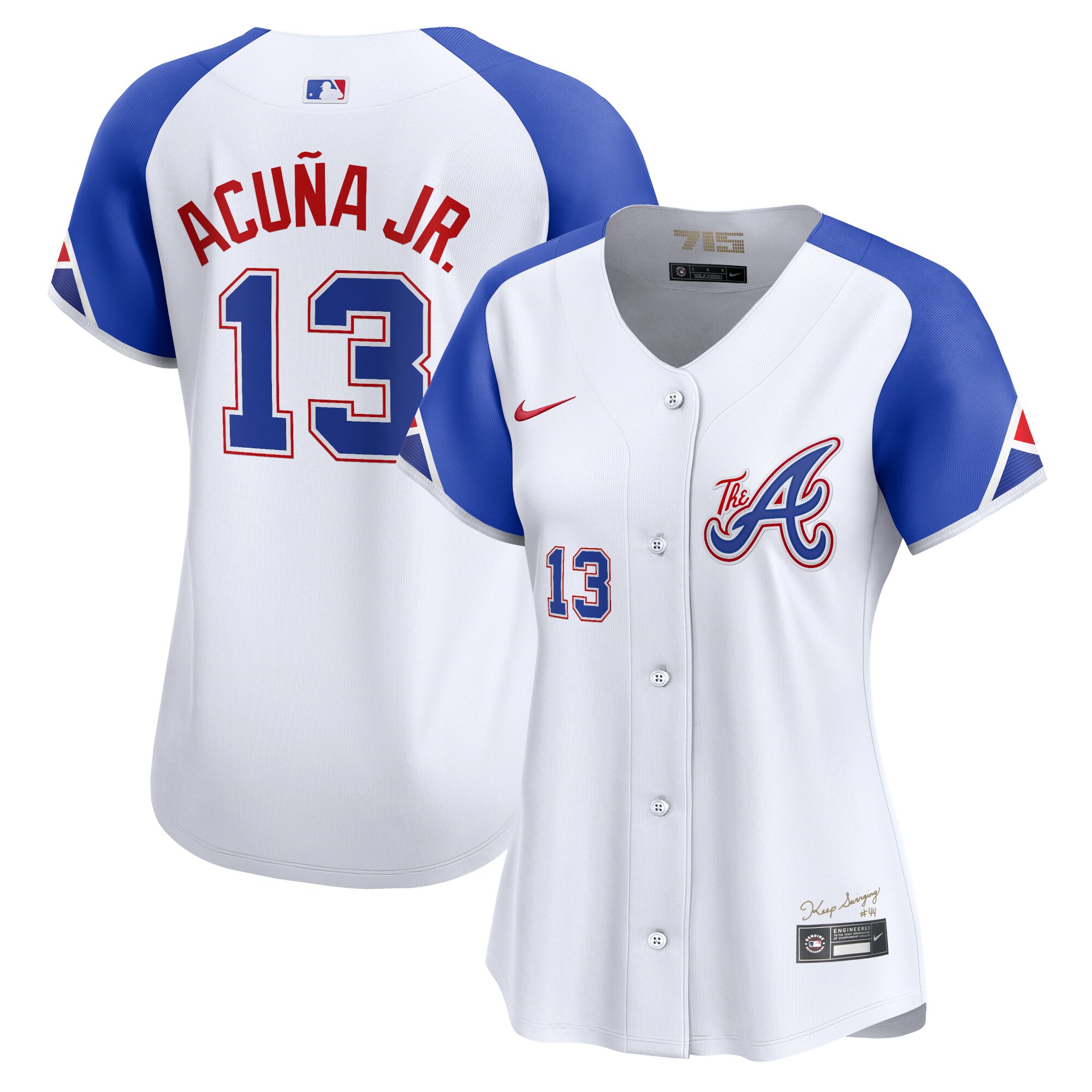 Ronald AcuÃƒÆ’Ã‚Â±a Jr. Atlanta Braves Women's City Connect Limited Player Baseball Jersey - White