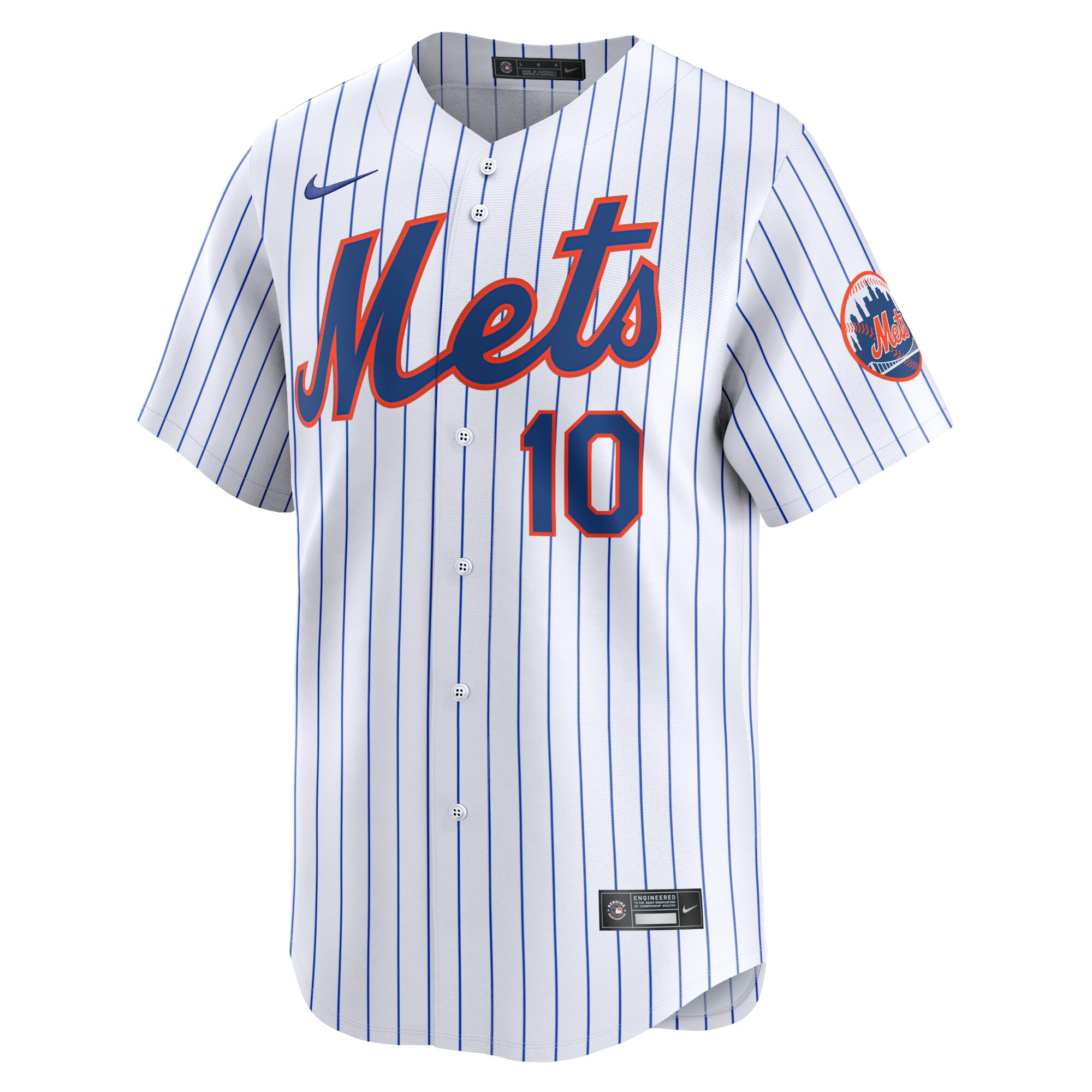 Alternative view of Ronny Mauricio New York Mets Home Limited Player Baseball Jersey - White