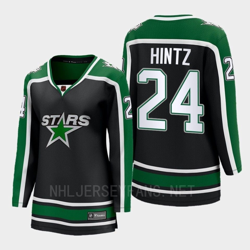 Roope Hintz 24 Dallas Stars 2022 Special Edition 2.0 Women Breakaway Player Retro Hockey Jersey Black - JS511 