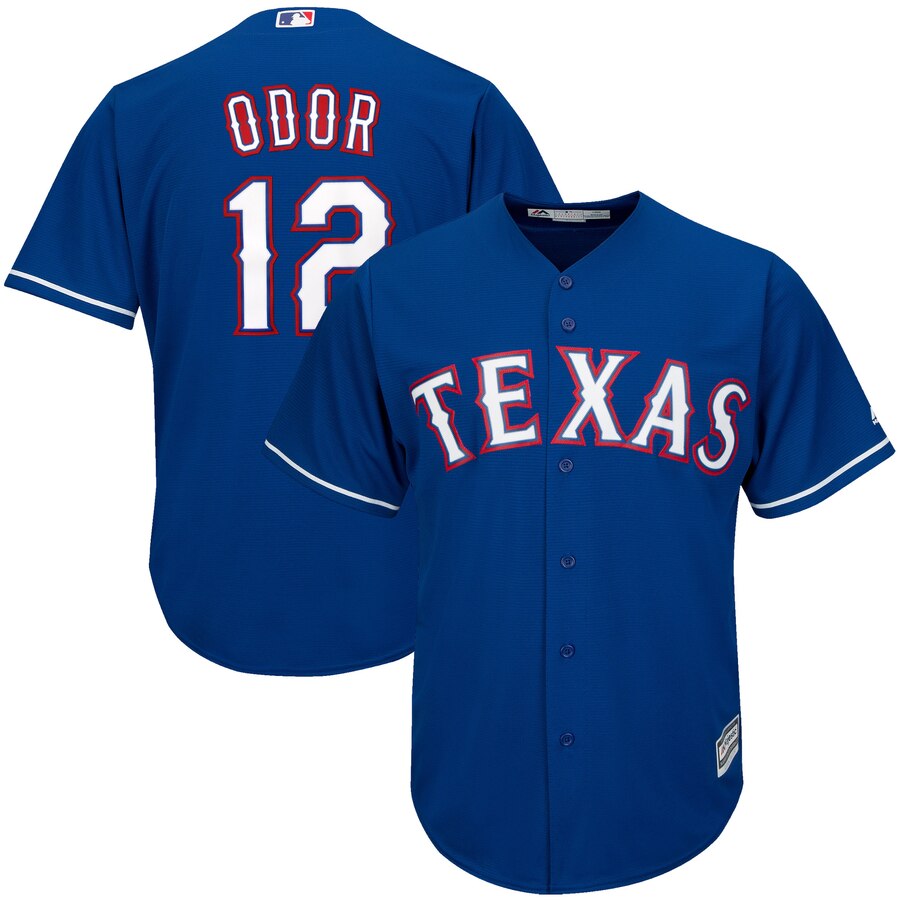 Rougned Odor Texas Rangers Majestic Alternate Official Cool Base Replica Player Baseball Jersey - Royal