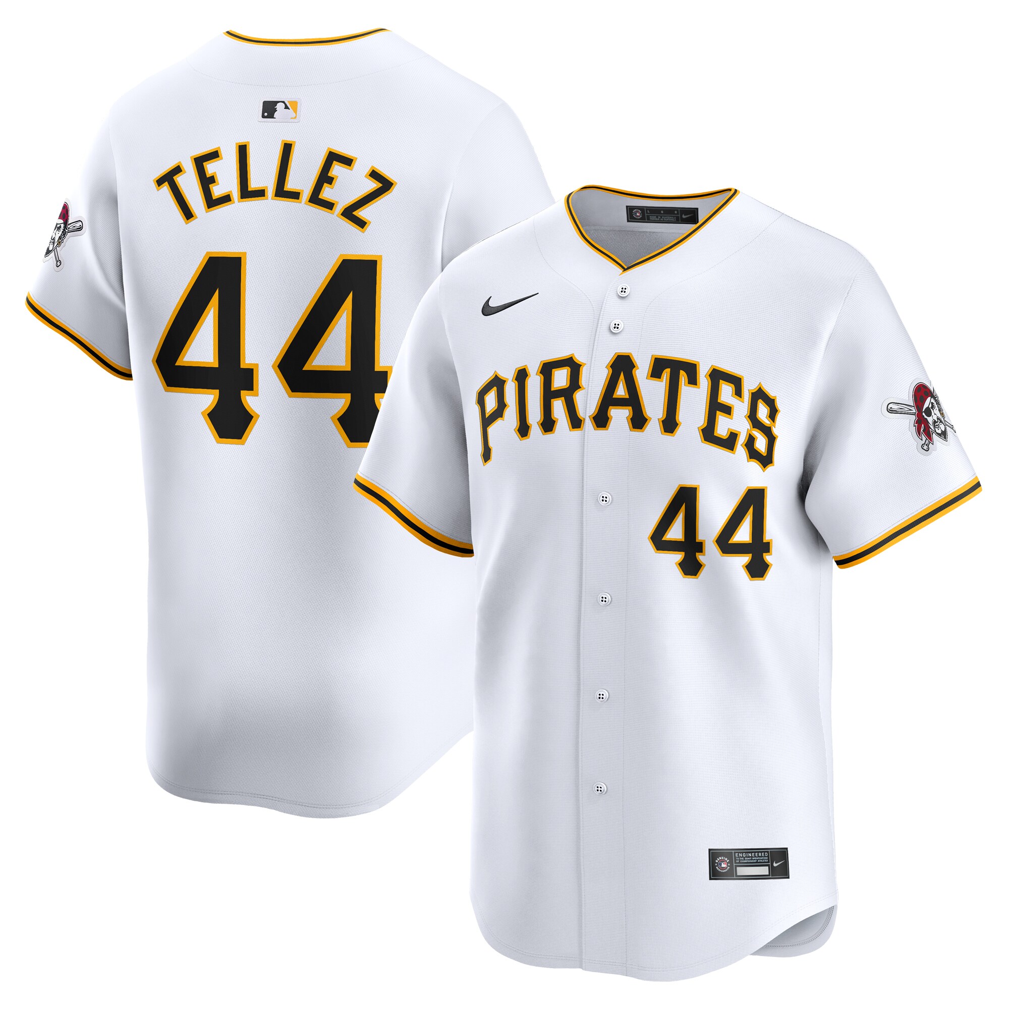 Rowdy Tellez Pittsburgh Pirates Home Limited Player Baseball JerseyÃƒâ€šÃ‚Â ÃƒÂ¢Ã¢â€šÂ¬Ã¢â‚¬Å“ White