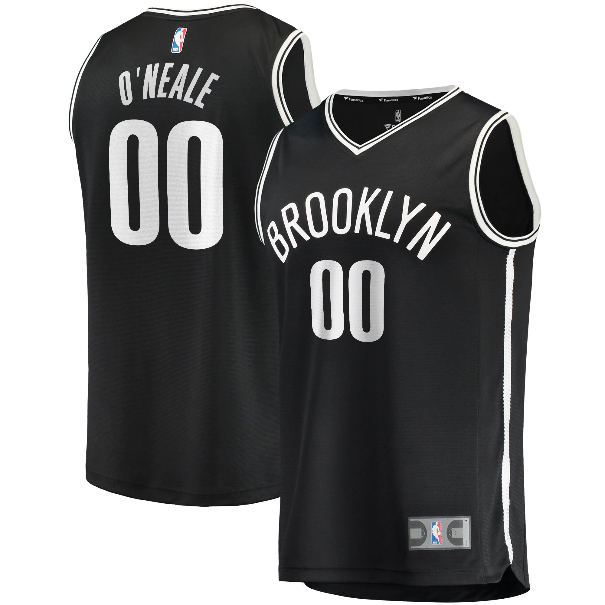 Royce O'neale Brooklyn Nets Fanatics Branded Fast Break Replica Basketball Jersey - Icon Edition - Black
