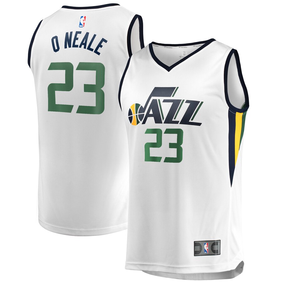 Royce O’neale Utah Jazz Fanatics Branded Fast Break Player Basketball Jersey – Association Edition – White