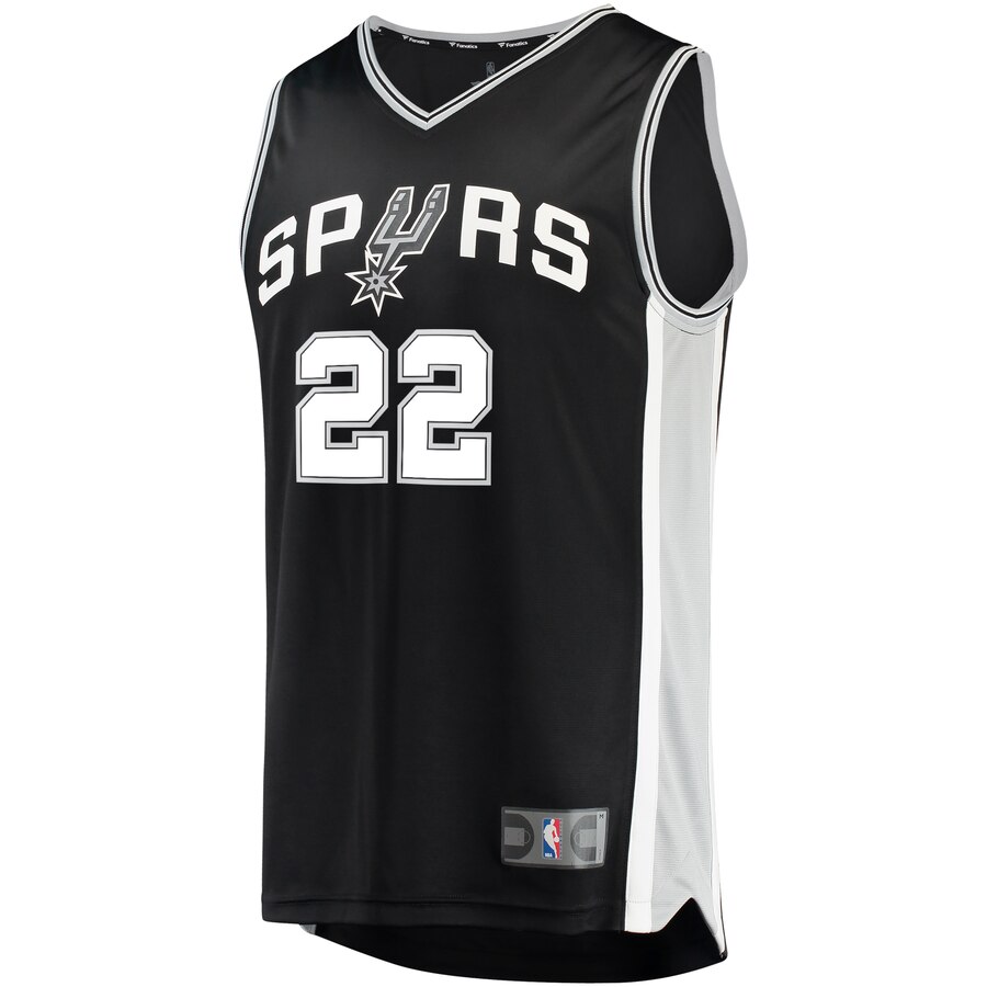 Alternative view of Rudy Gay San Antonio Spurs Fanatics Branded Fast Break Road Replica Player Basketball Jersey Black - Icon Edition