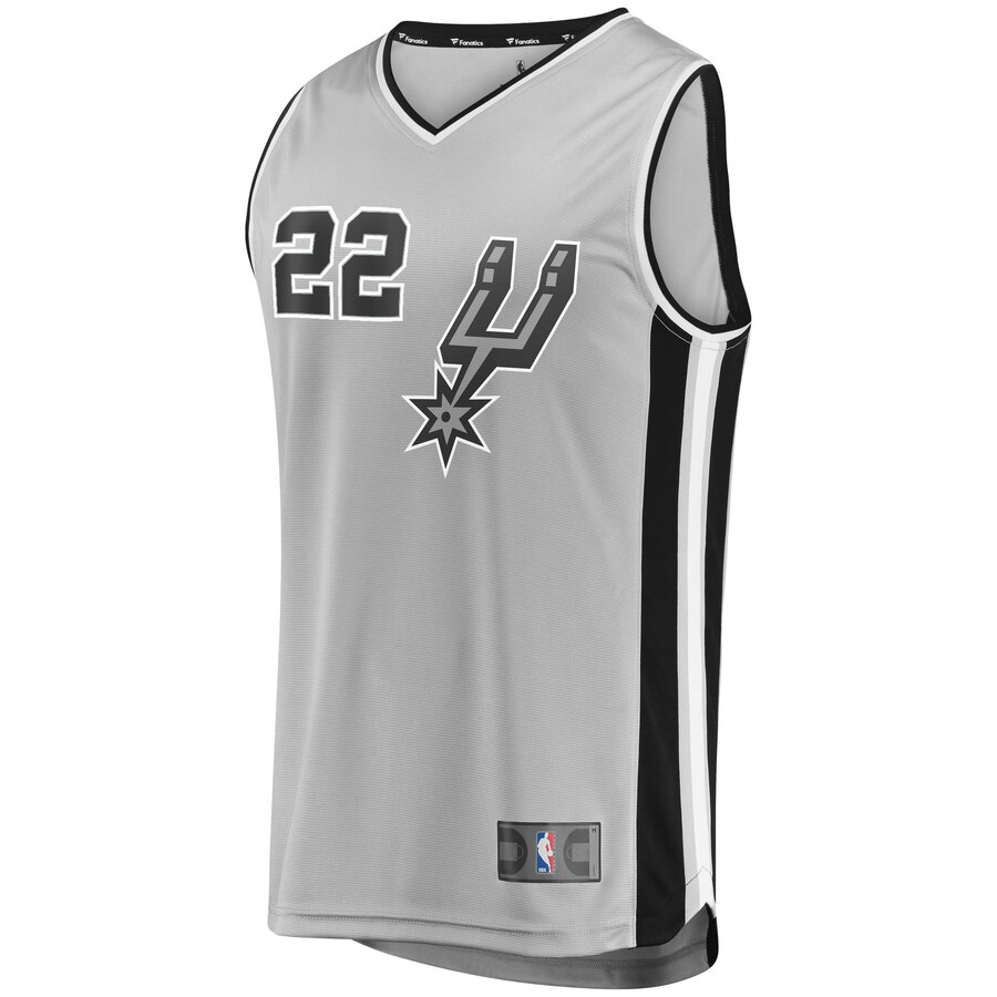 Alternative view of Rudy Gay San Antonio Spurs Fanatics Branded Youth Fast Break Replica Player Basketball Jersey - Statement Edition - Silver
