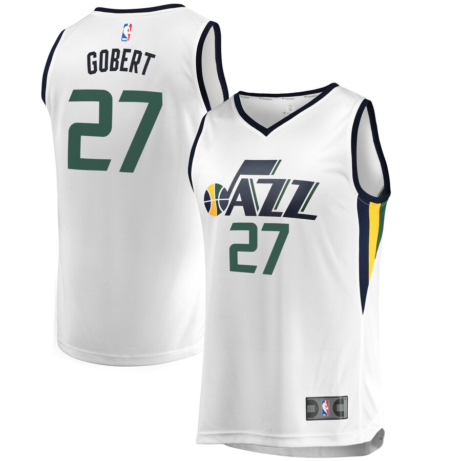 Rudy Gobert Utah Jazz Fanatics Branded Fast Break Basketball Jersey - Association Edition - White