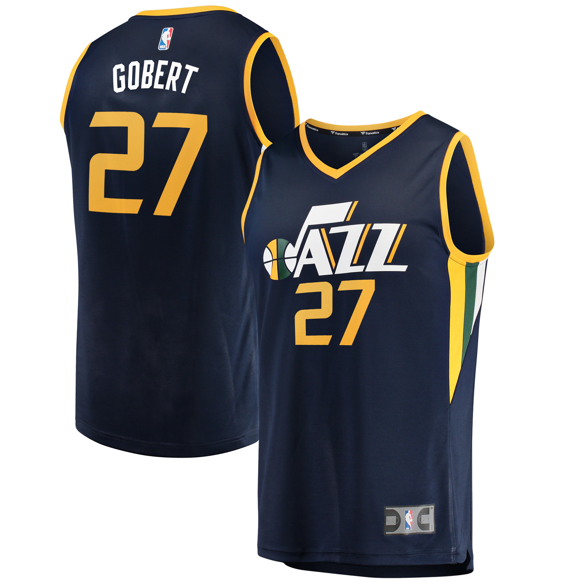 Rudy Gobert Utah Jazz Fanatics Branded Fast Break Replica Basketball Jersey Navy - Icon Edition